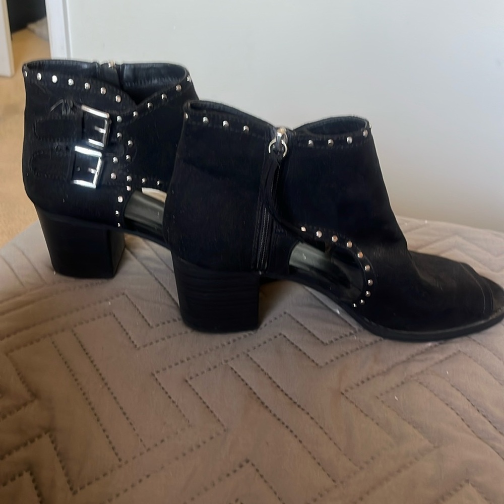 Dirty Laundry peep toe boots